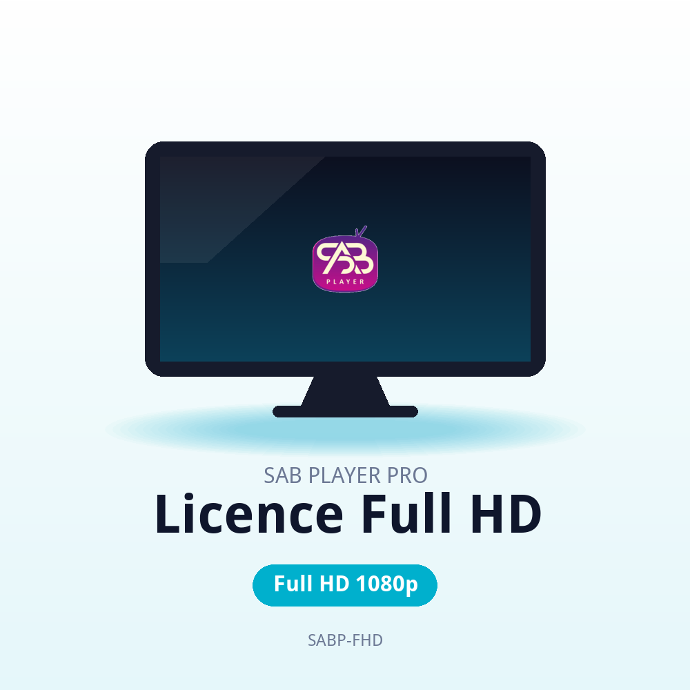 SAB Player Pro — Licence Full HD 12 mois